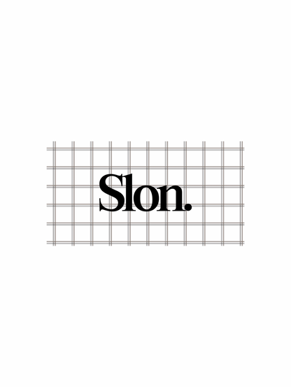 Slon Tech Logo Plaid Sticker