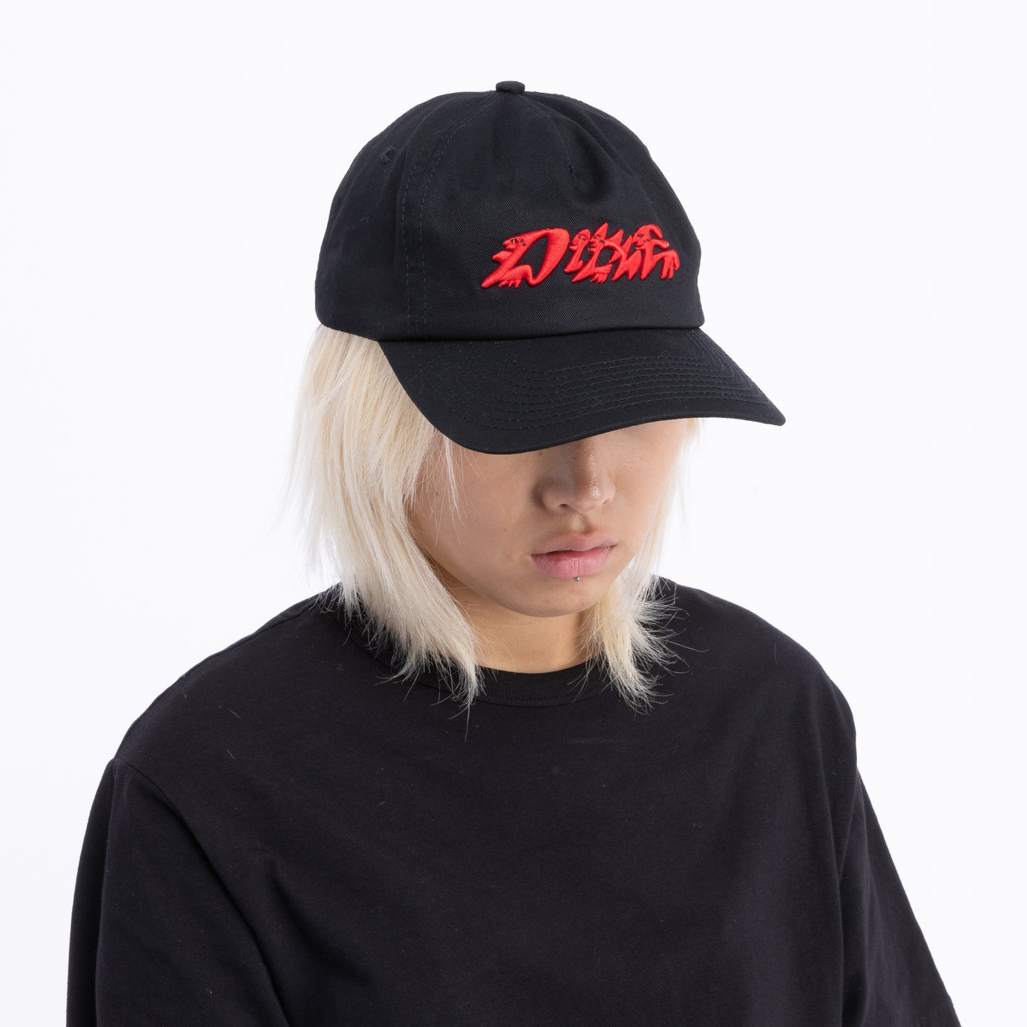 Dime Happy Worker Cap - Black