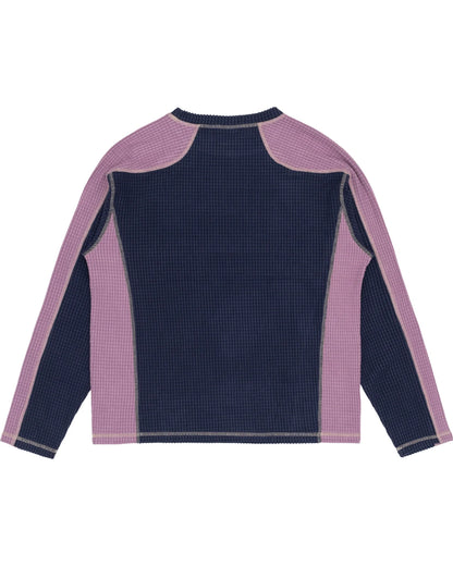 Sexhippies Grid Fleece 2.0 - Navy/Lilac