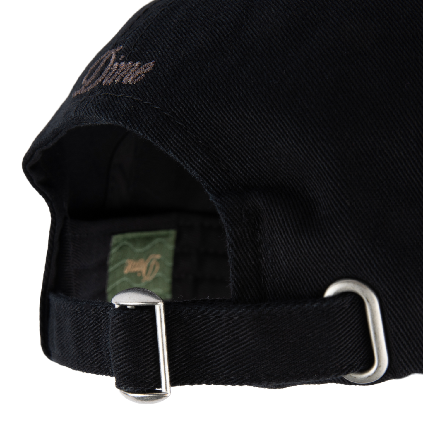 Dime Cursive Low Pro Cap - Black x Midnight