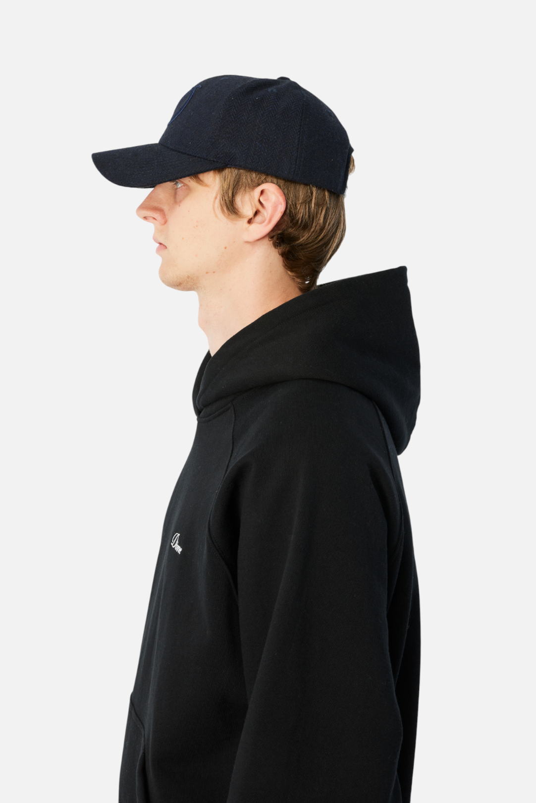 Dime D Full Fit Cap - Herringbone Navy