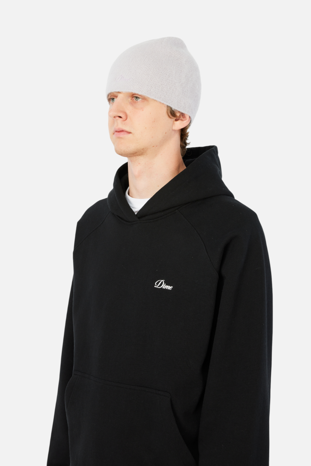 Dime Mohair Skully - Ash