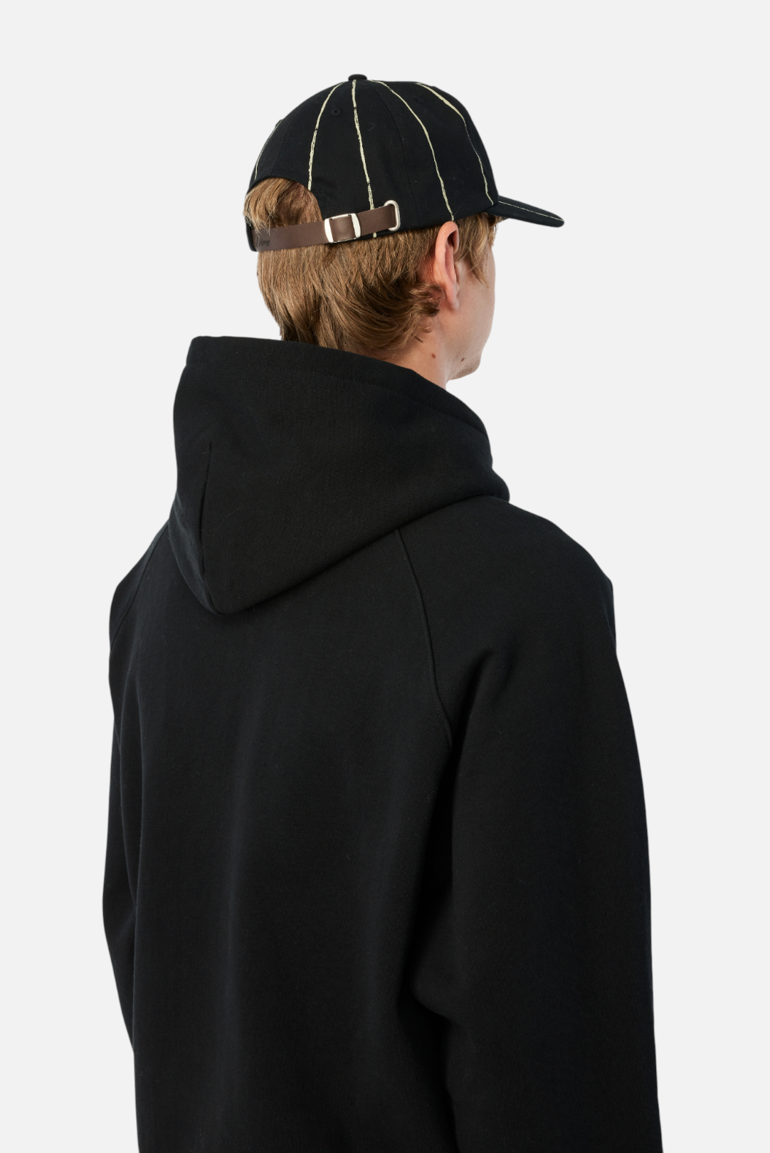 Dime Pinstriped Worker Cap - Black