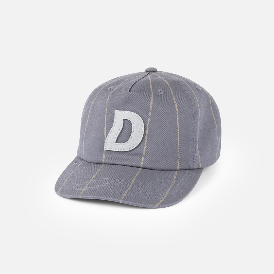 Dime Pinstriped Worker Cap - Gray
