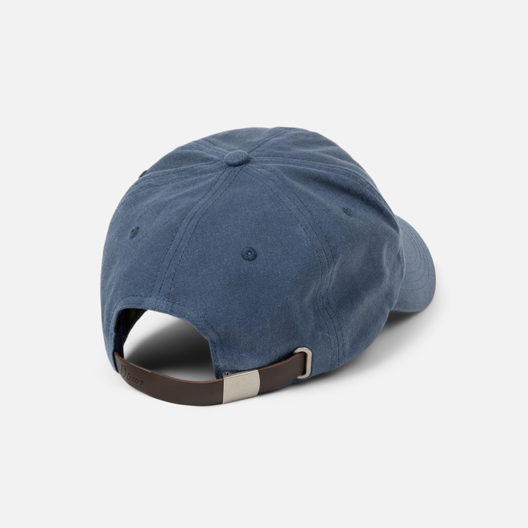 Dime Waxed Worker Cap - Blue