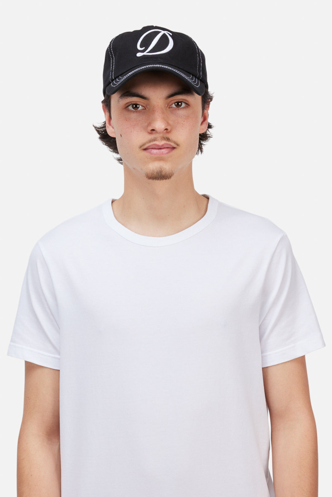 Dime Cursive Denim Worker Cap - Black Washed
