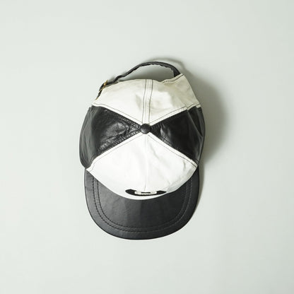 Eight ball Leather Cap
