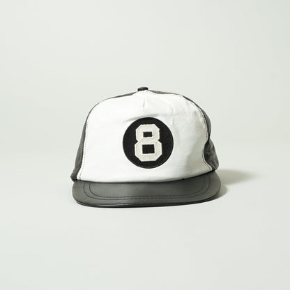 Eight ball Leather Cap