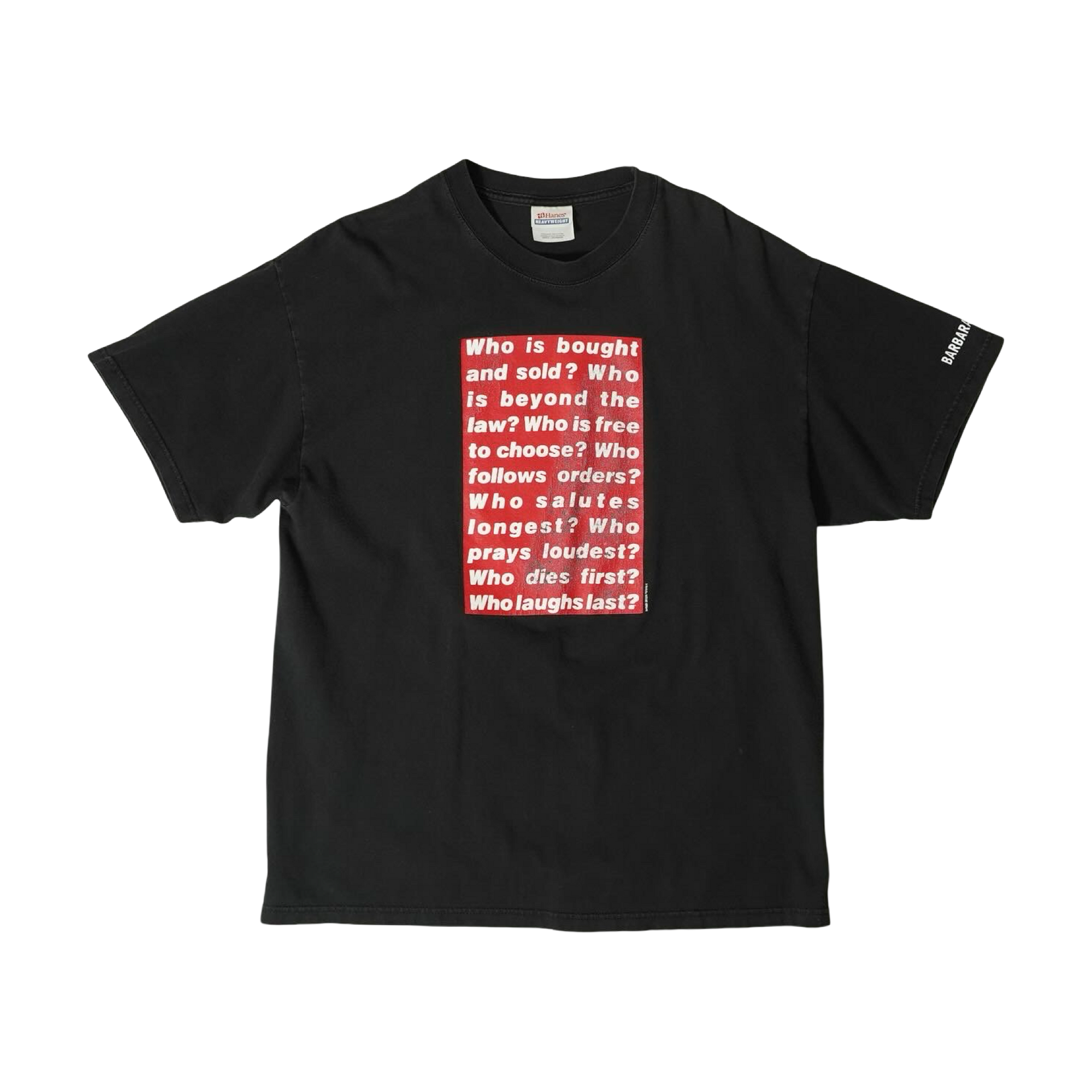 90's Barbara Kruger S/S Tee – SLON STORE