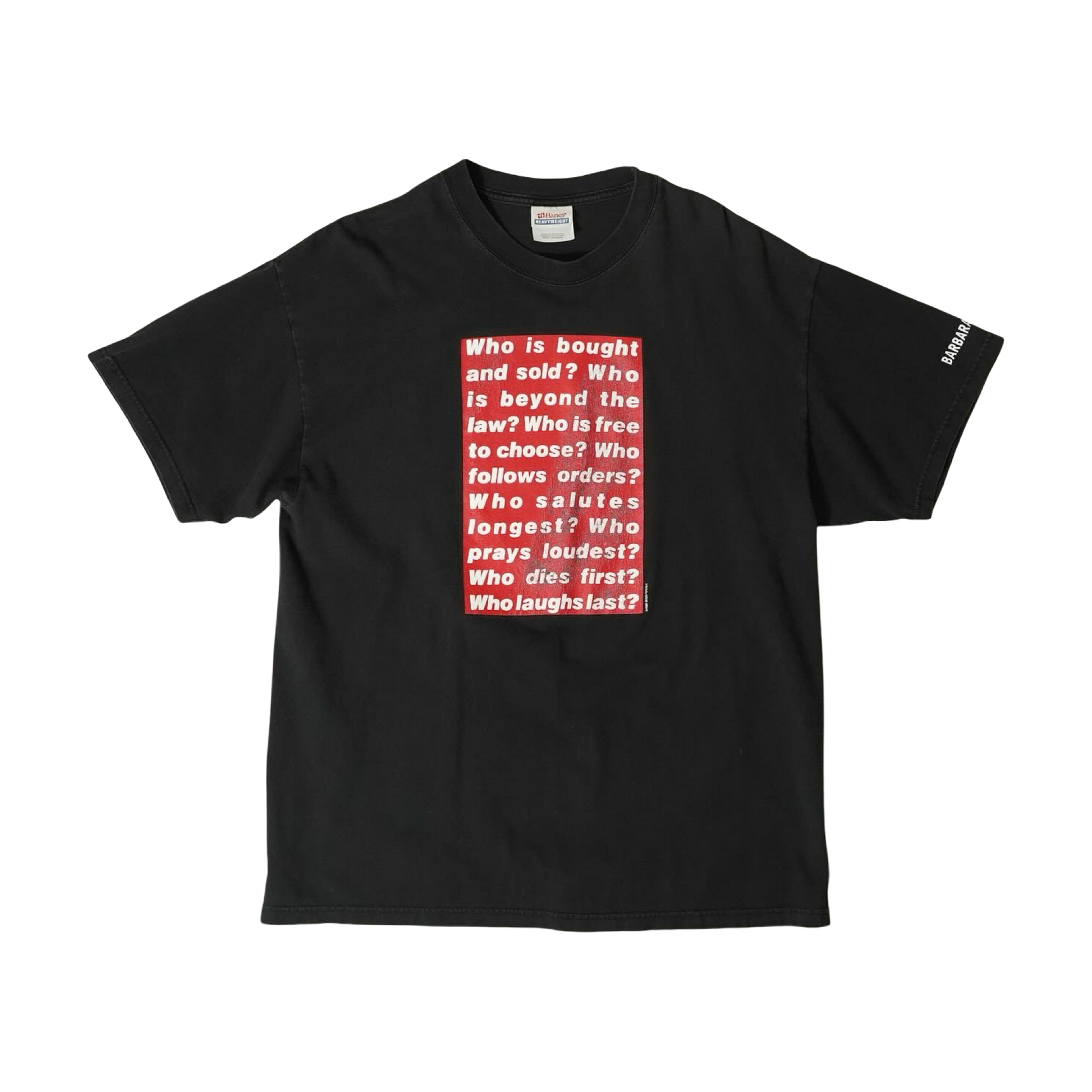 90's Barbara Kruger S/S Tee – SLON STORE