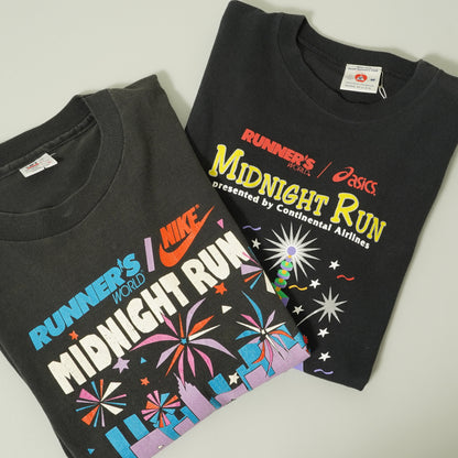 New York Road Runners Club MIDNIGHT RUN 1999 L/S Tee