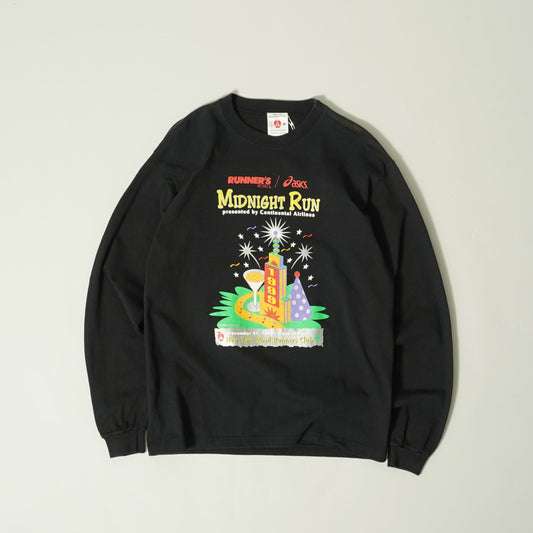 New York Road Runners Club MIDNIGHT RUN 1999 L/S Tee