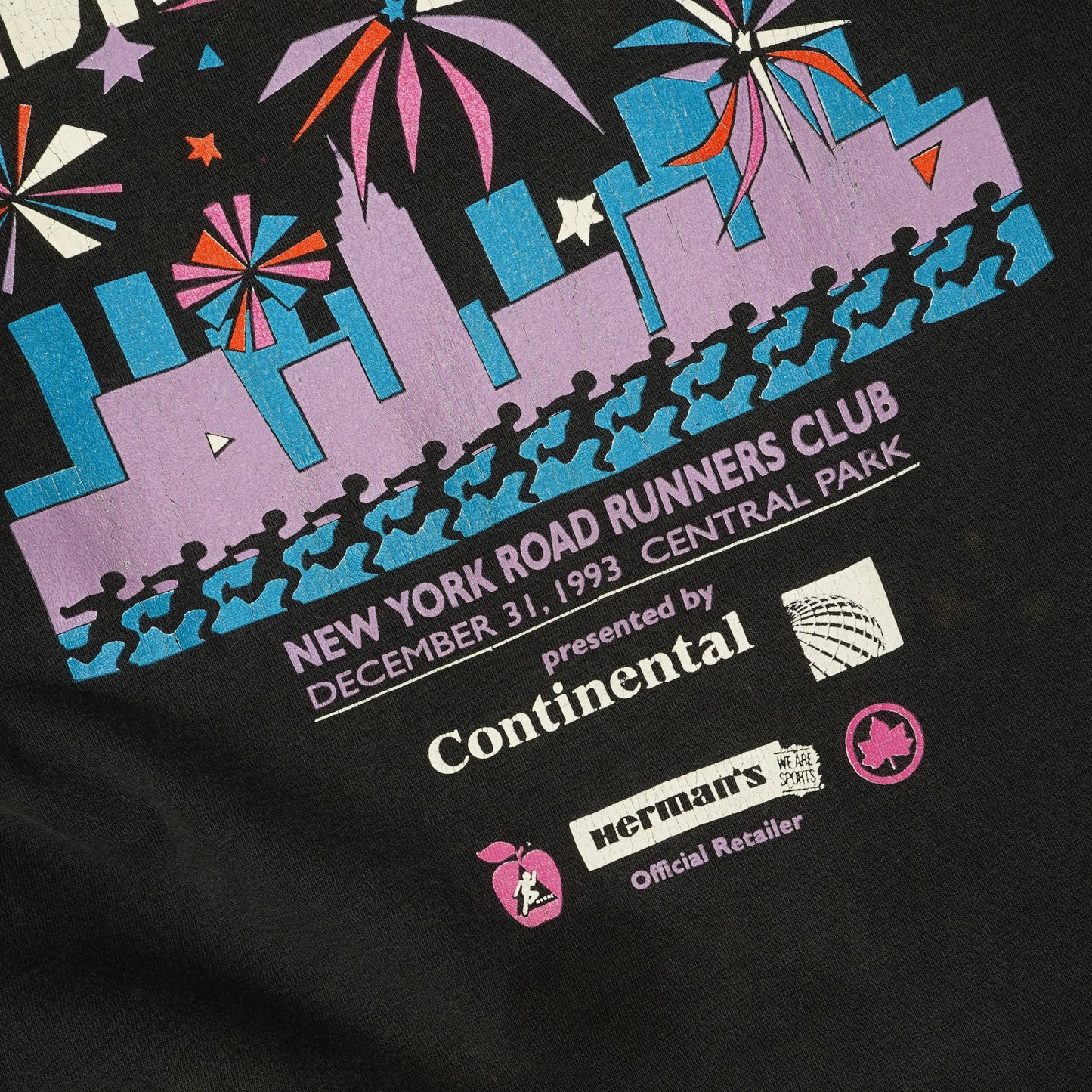 New York Road Runners Club MIDNIGHT RUN 1993 L/S Tee