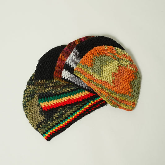 Handmade Knit Beanies from a Subway Station in Brooklyn