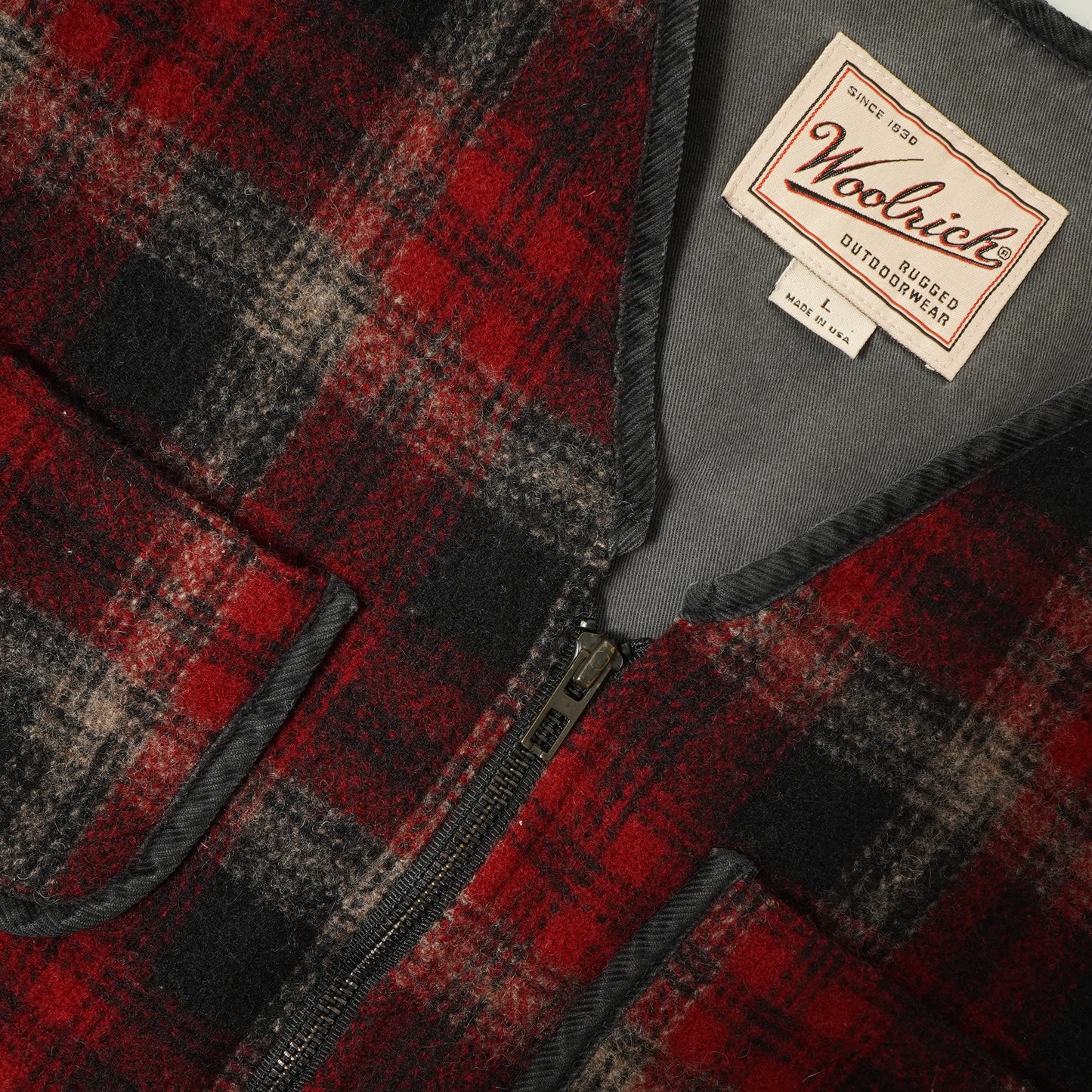 WOOLRICH Plaid Vest
