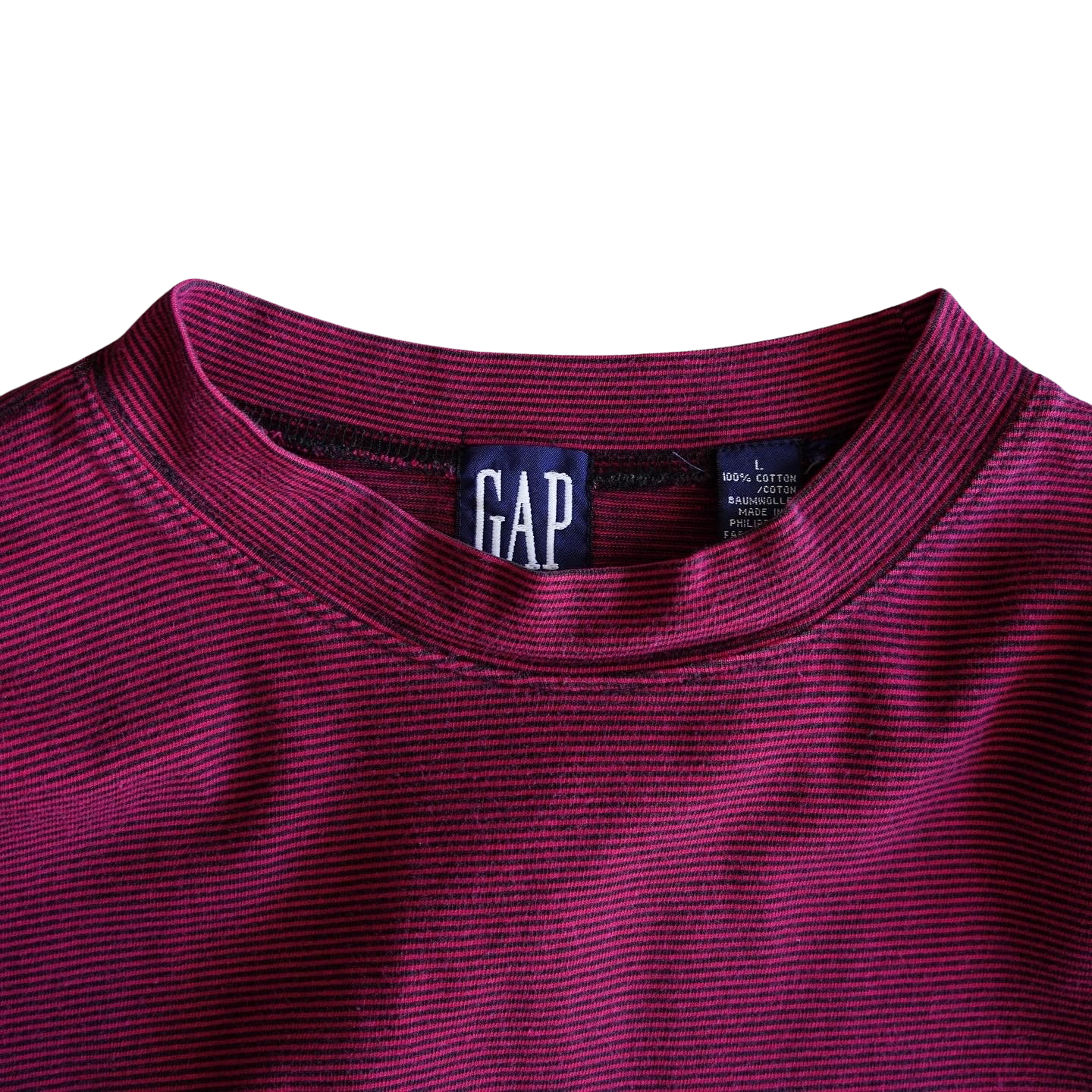 GAP Thin Striped L/S Pocket Tee