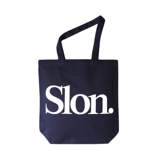 Slon Small Tech Logo Canvas Tote