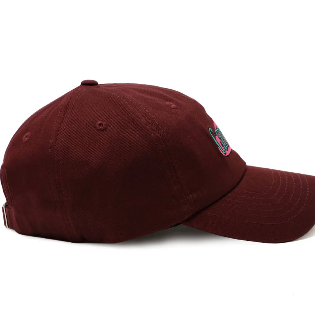 CareFree Strap Back Cap - Burgundy