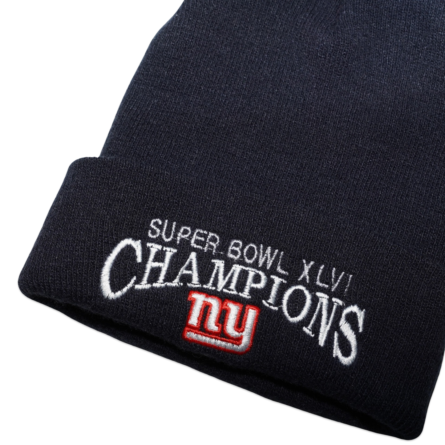 New York Giants Super Bowl XLVI Champions Beanie