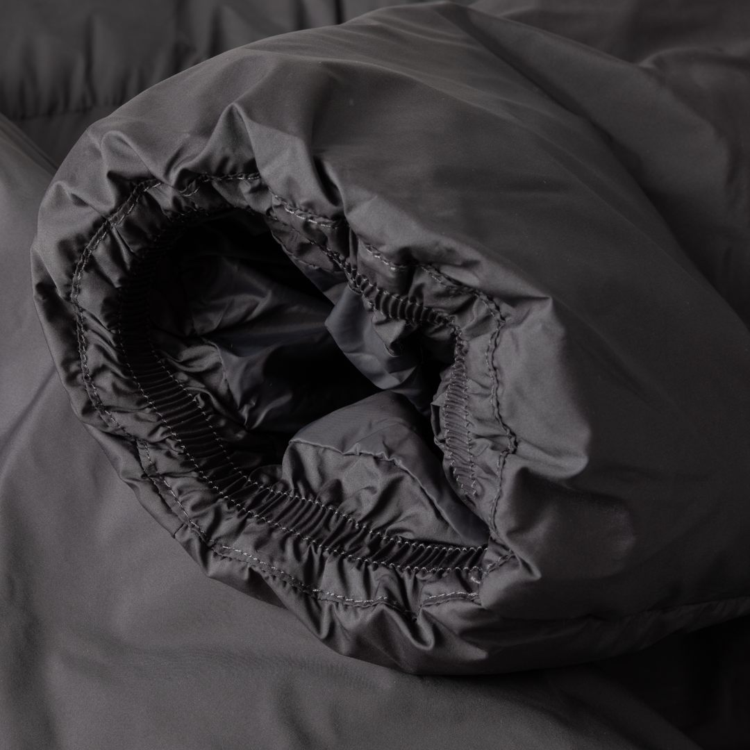 Dime Pleated Puffer - Charcoal