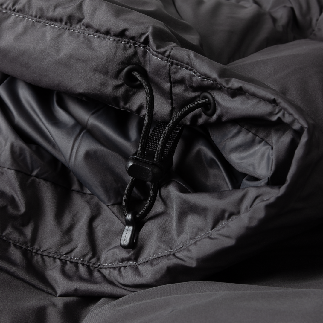 Dime Pleated Puffer - Charcoal