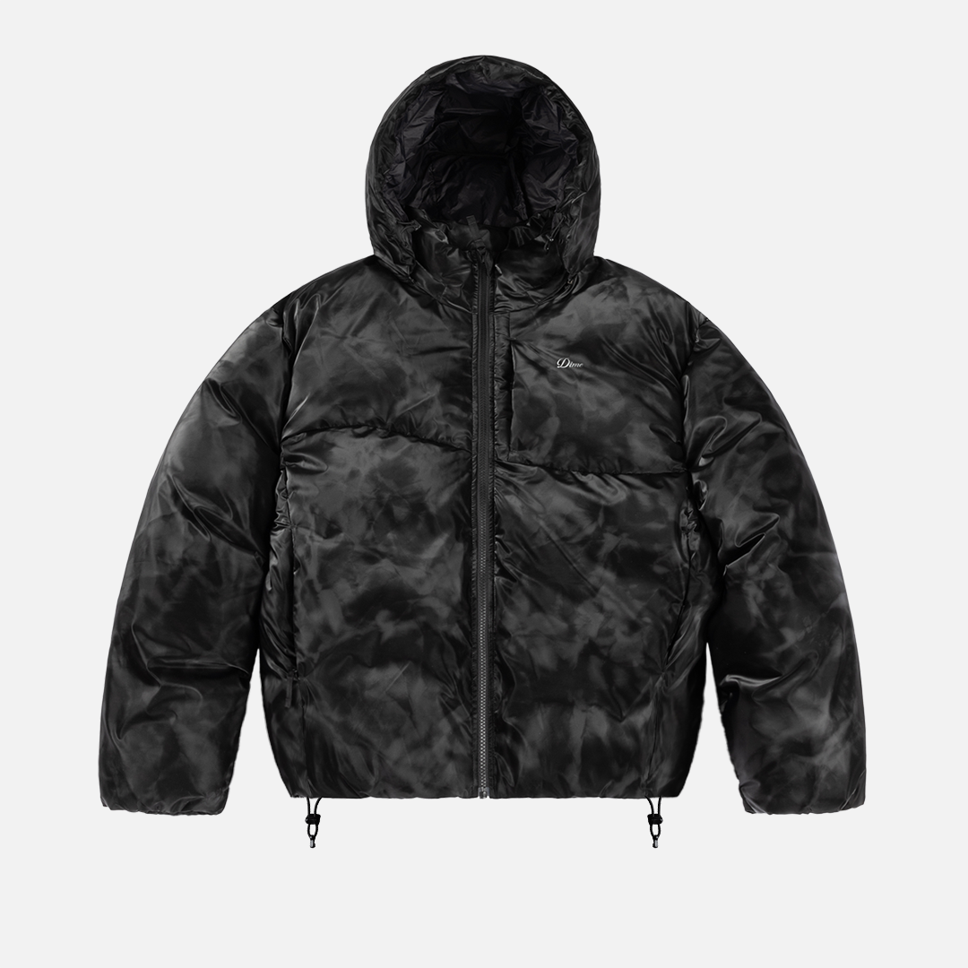 Dime Wavy Puffer - Smoke Black