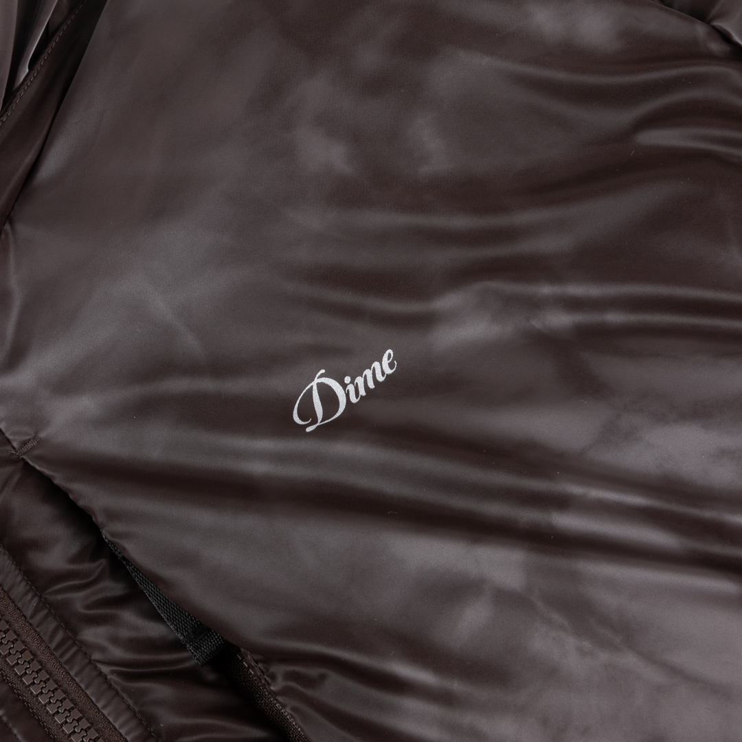 Dime Wavy Puffer - Smoke Brown
