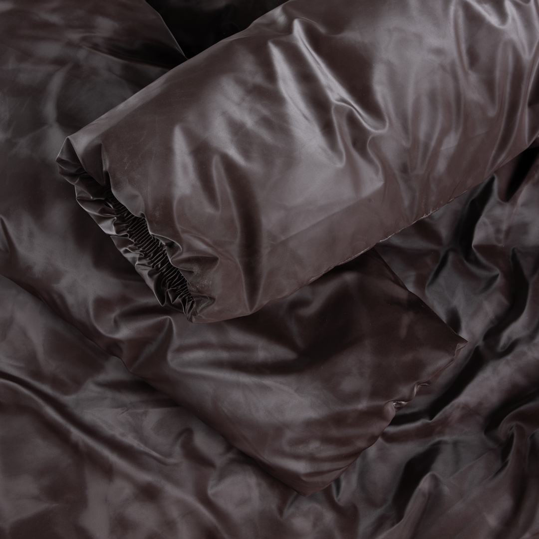 Dime Wavy Puffer - Smoke Brown