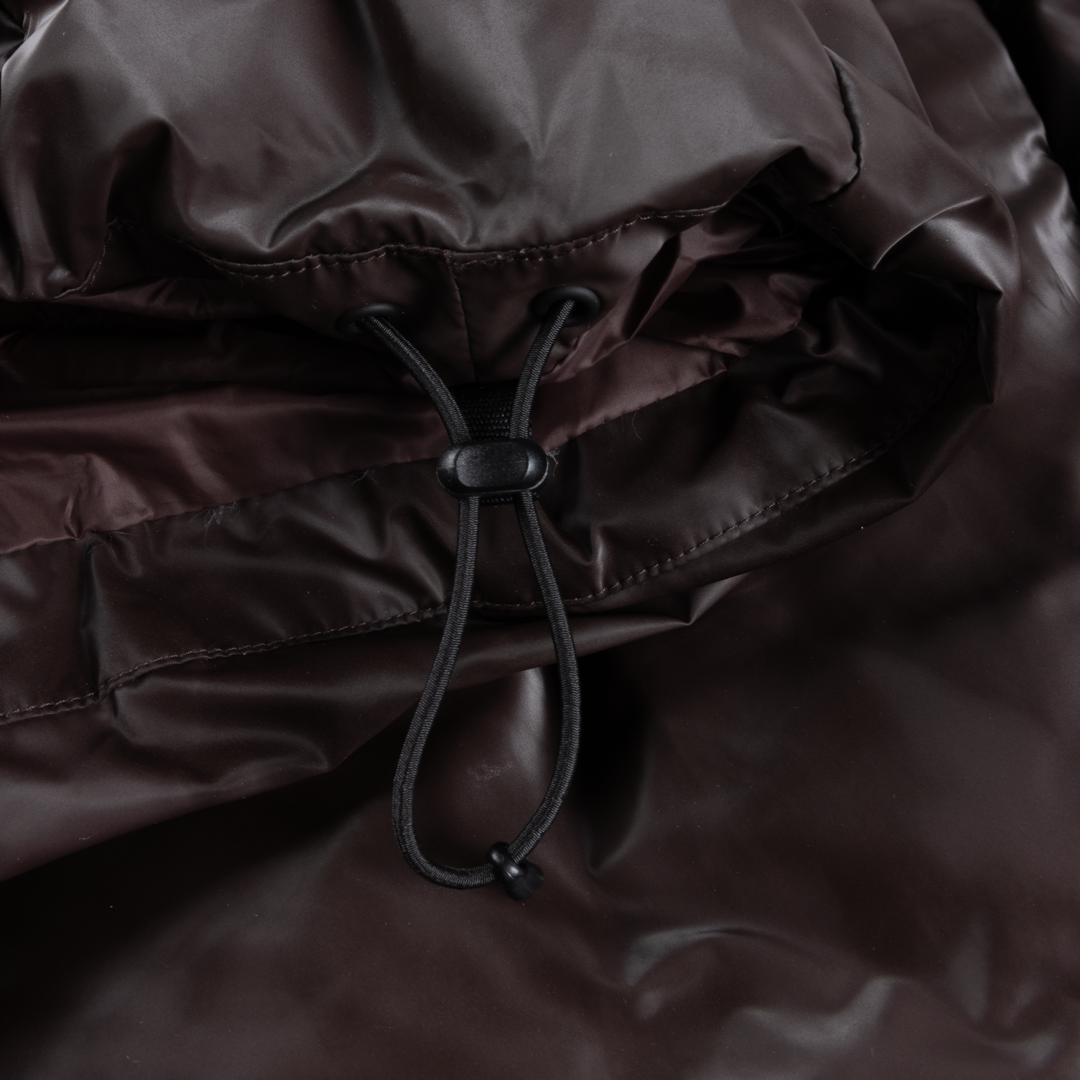 Dime Wavy Puffer - Smoke Brown