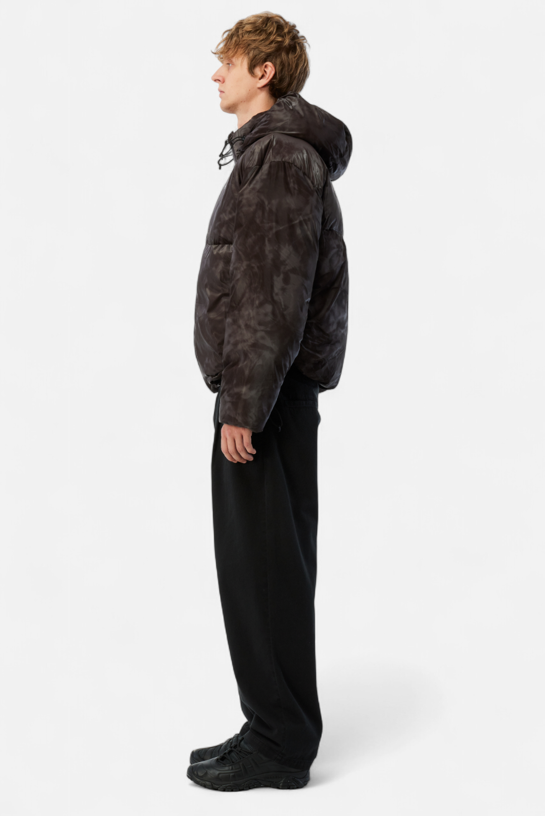 Dime Wavy Puffer - Smoke Brown