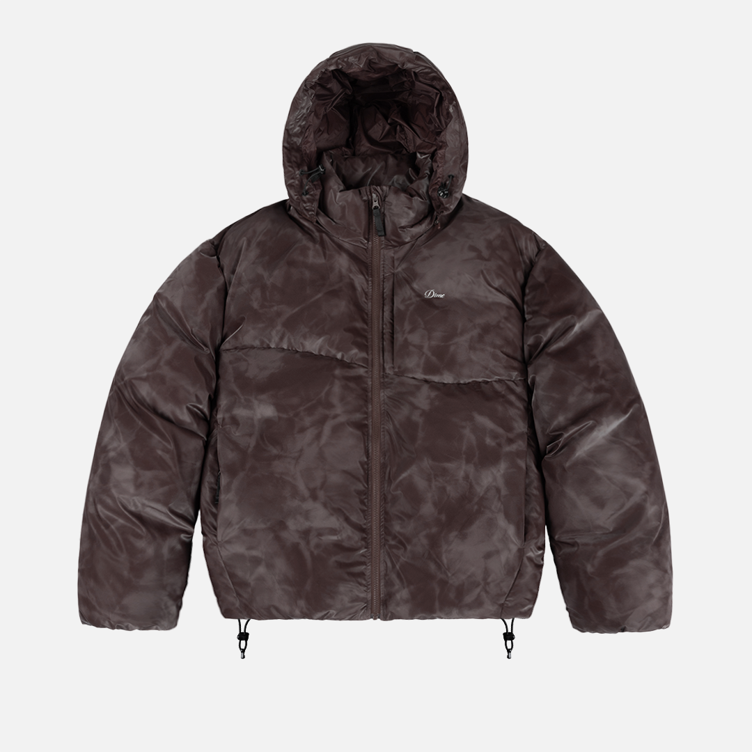 Dime Wavy Puffer - Smoke Brown