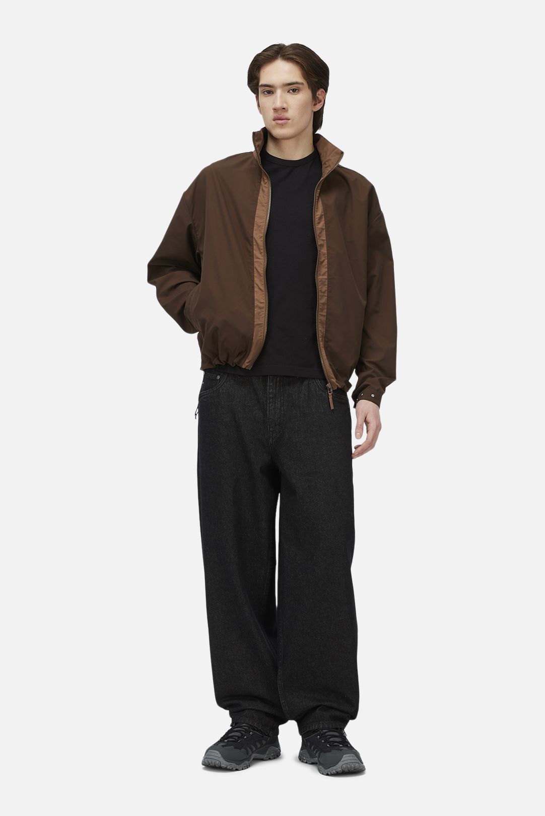 Dime Two Tone Windbreaker - Brown