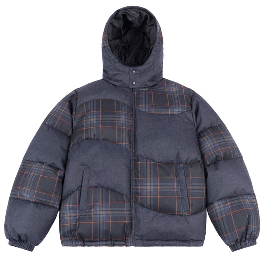 Dime Premium Tweed Puffer - Dark Gray