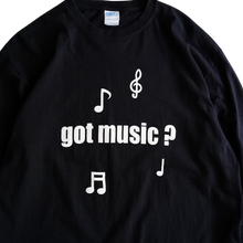 Load image into Gallery viewer, got music? L/S Tee

