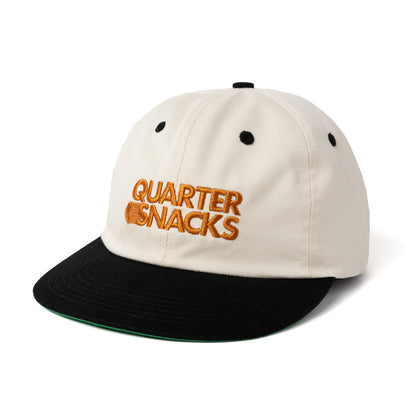 Quarter Snacks Journalist Cap - Cream/Black