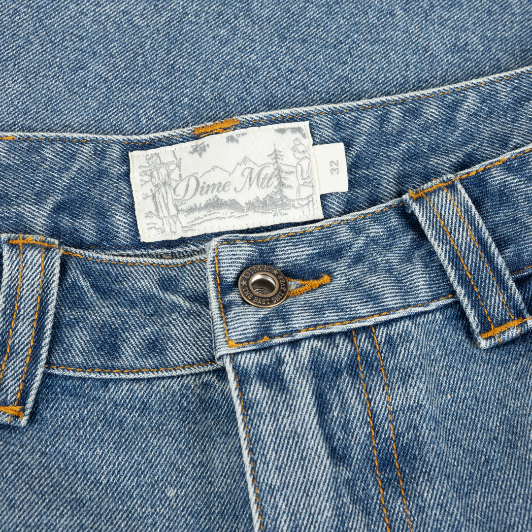 Dime Classic Denim Shorts - Sandblasted Indigo