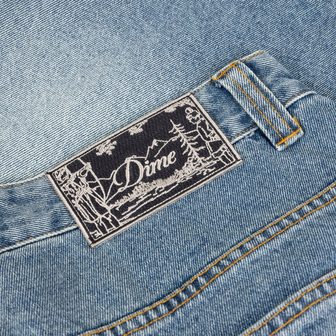Dime Classic Denim Shorts - Sandblasted Indigo