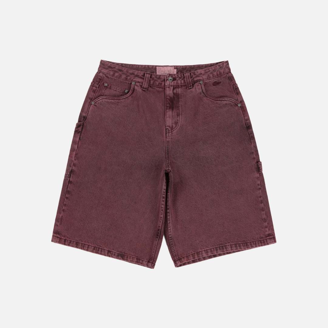 Dime Classic Denim Shorts - Wine Washed