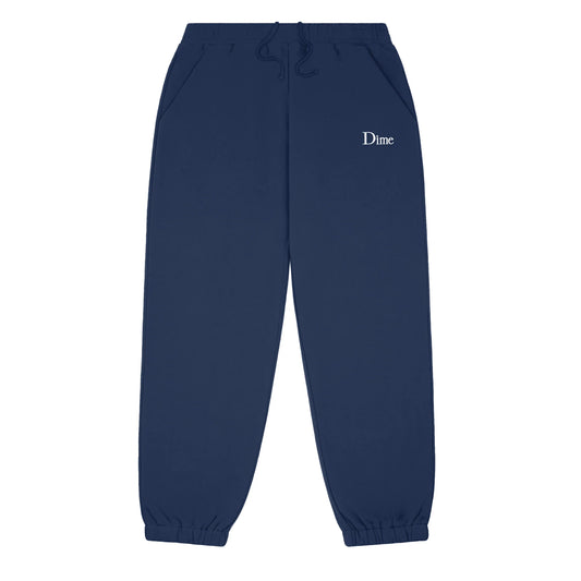 Dime Classic Small Logo Sweatpants - Navy