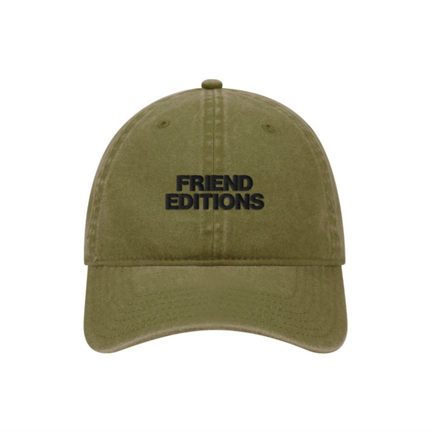 FRIEND EDITIONS Monogram Hat - Washed Olive