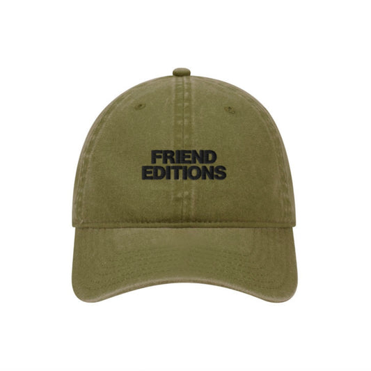 FRIEND EDITIONS Monogram Hat - Washed Olive