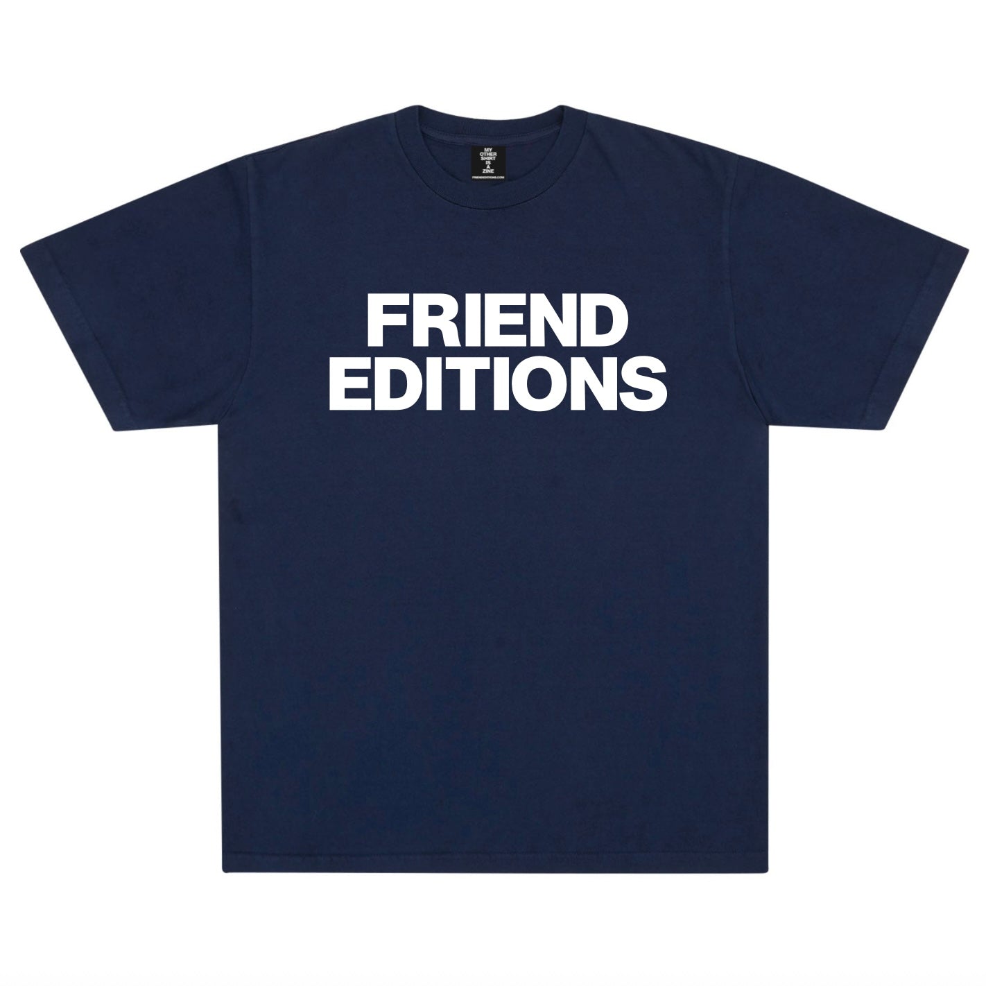 FRIEND EDITIONS Monogram Short Sleeve T-Shirt - Navy