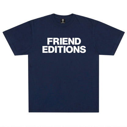 FRIEND EDITIONS Monogram Short Sleeve T-Shirt - Navy