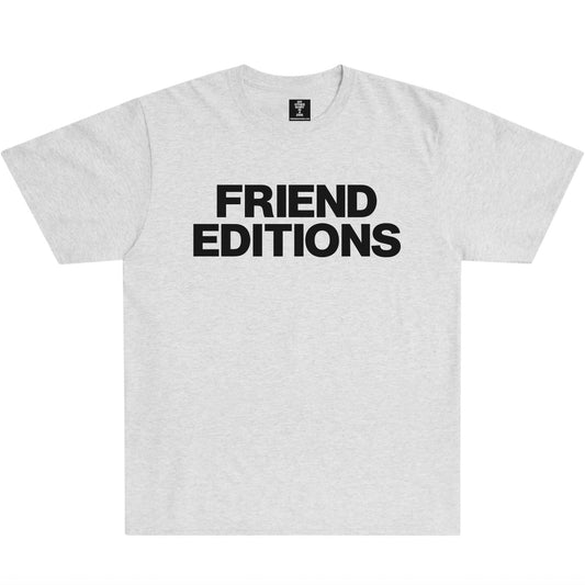 FRIEND EDITIONS Monogram Short Sleeve T-Shirt - Sport Grey