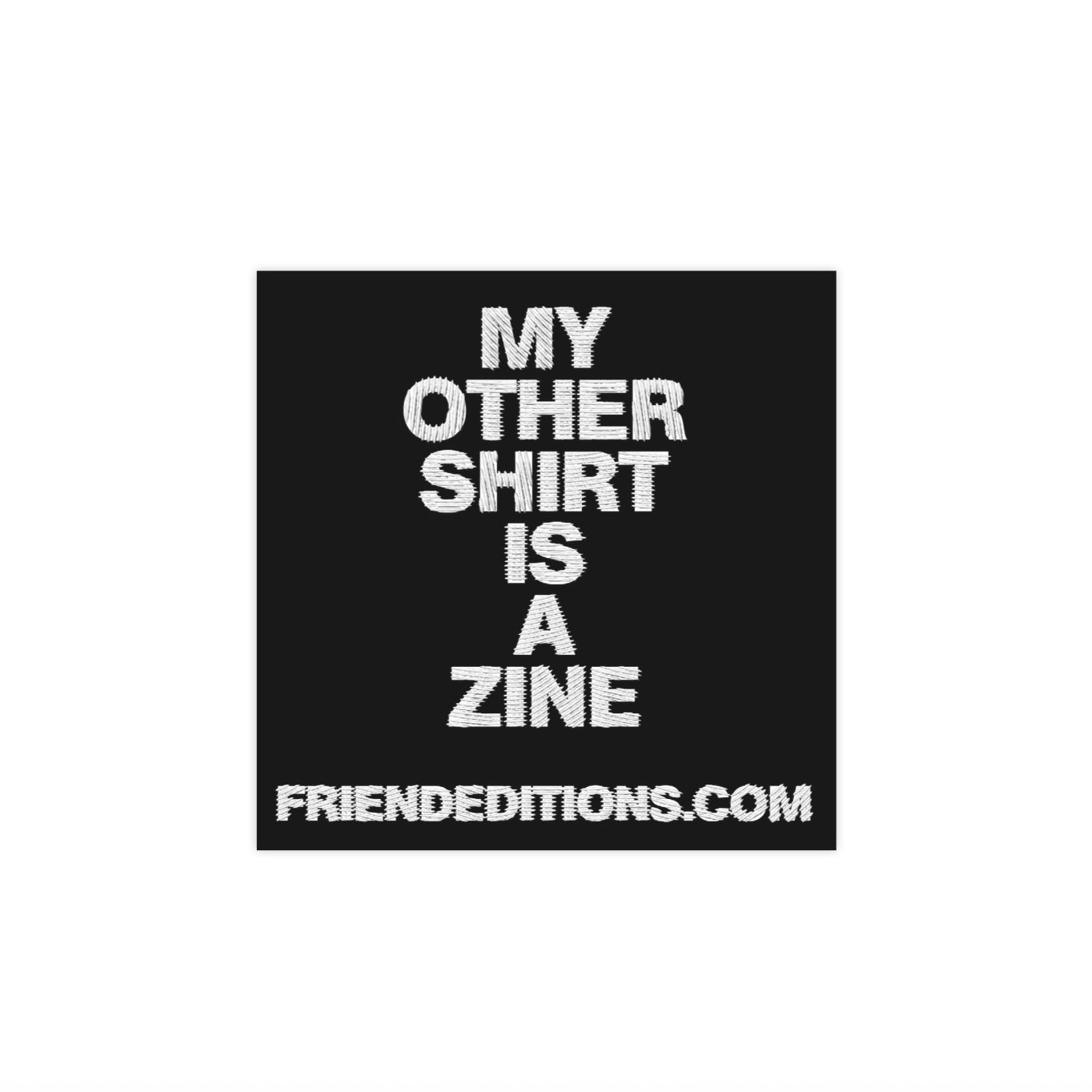 FRIEND EDITIONS Monogram Short Sleeve T-Shirt - Navy