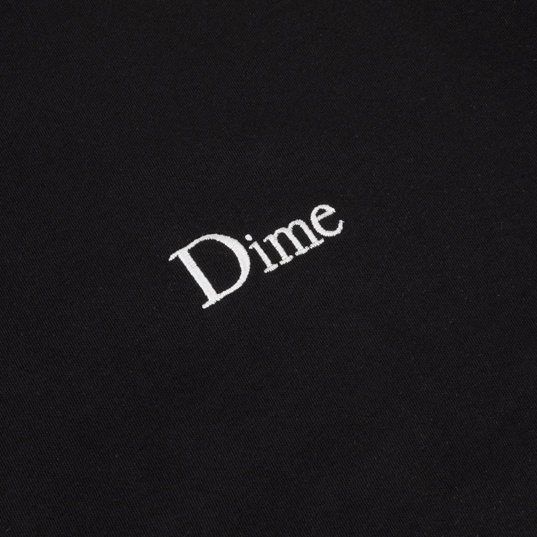 Dime Classic Small Logo LS T-Shirt - Black