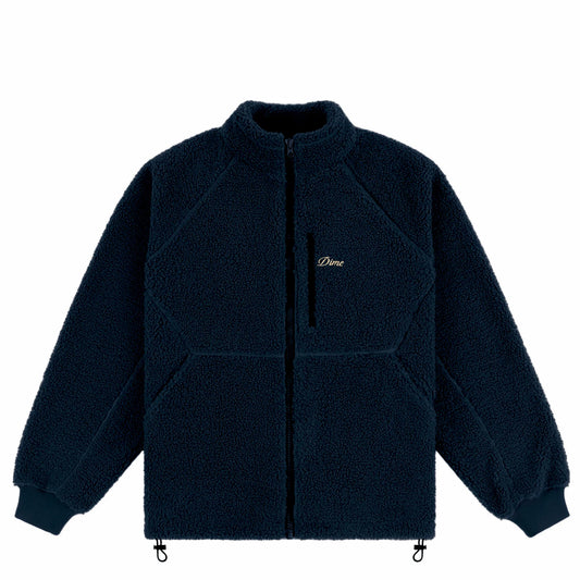 Dime Polar Fleece Sherpa Zip - Navy