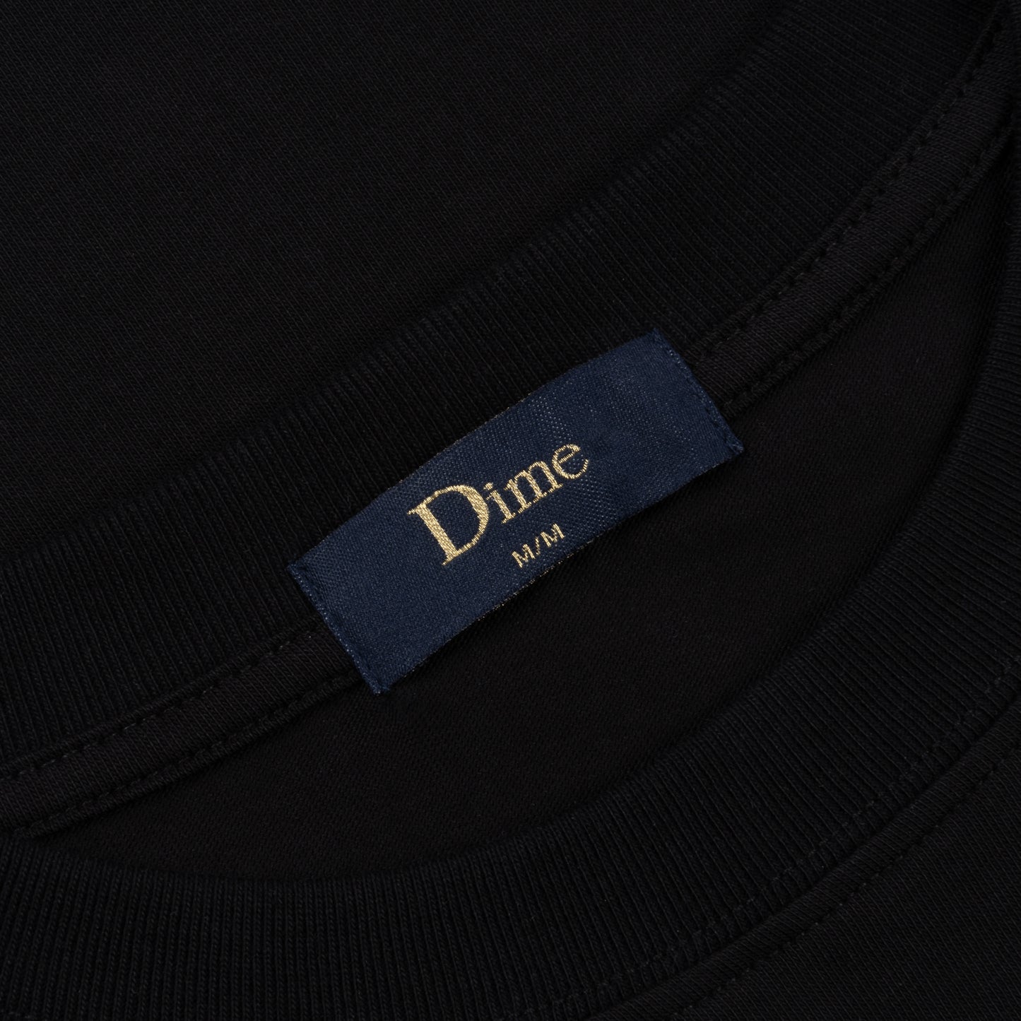 Dime ICY CURSIVE T-SHIRT - Black