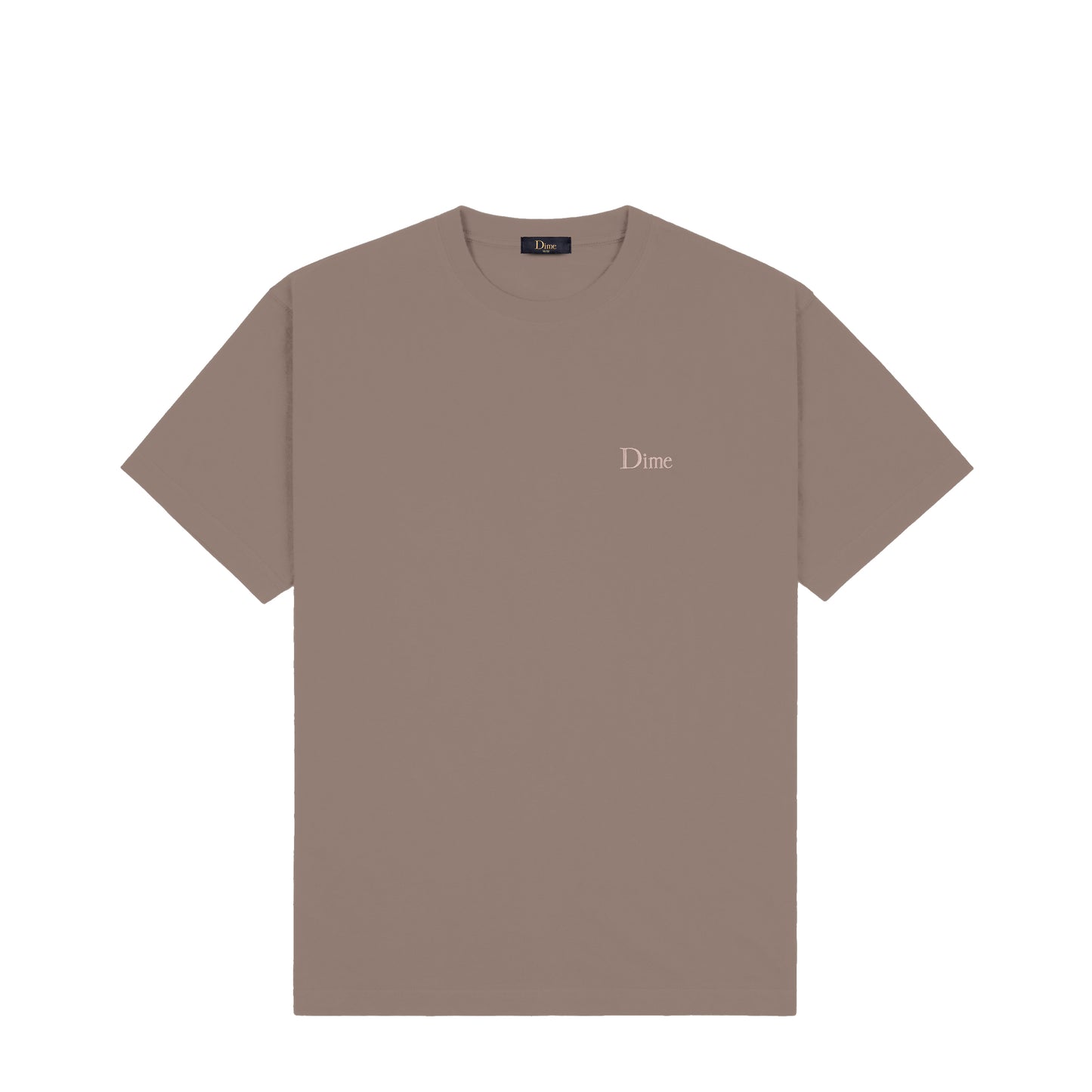 Dime CLASSIC SMALL LOGO T-SHIRT - Deep Sepia