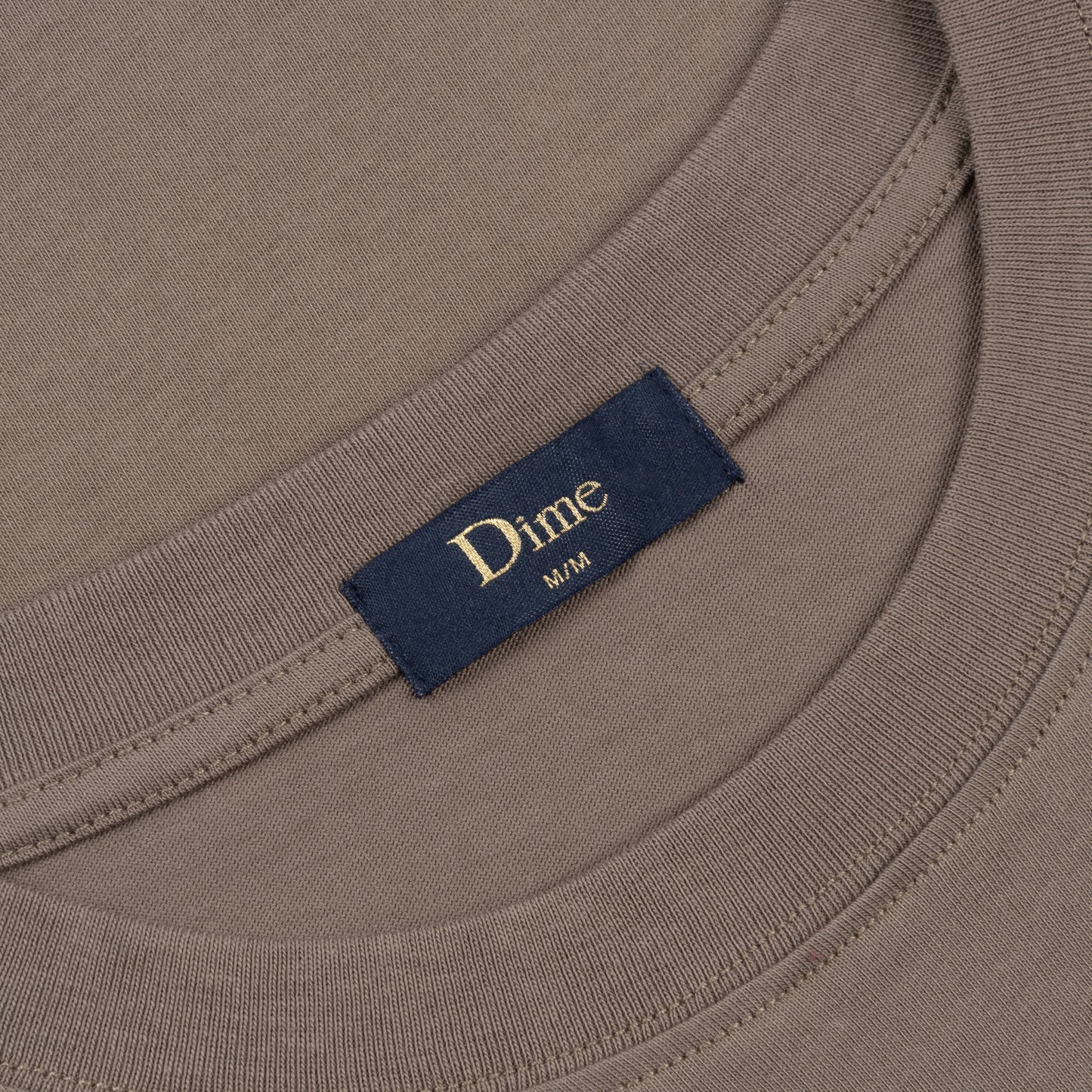 Dime CLASSIC SMALL LOGO T-SHIRT - Deep Sepia